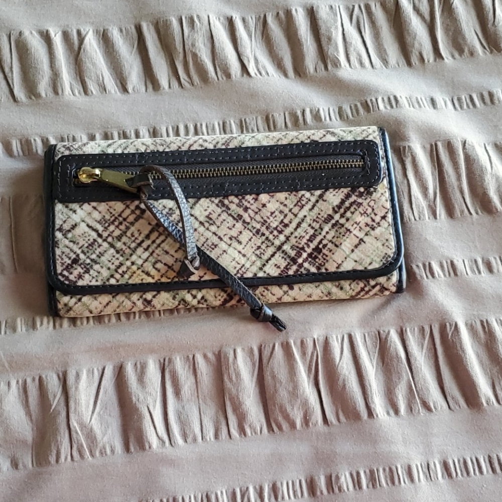 Banana Republic Suede Neutral color Wallet